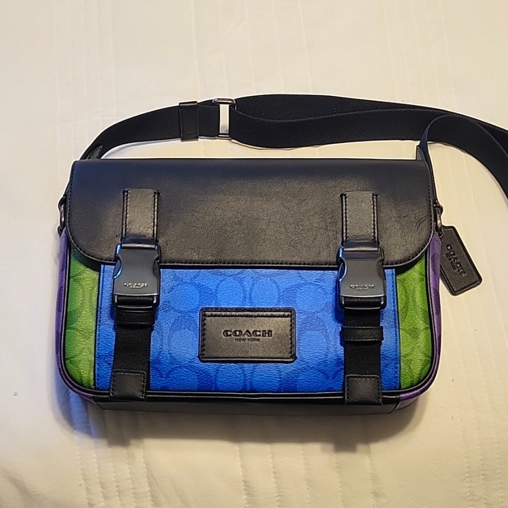 Coach Colorblock Messenger Bag